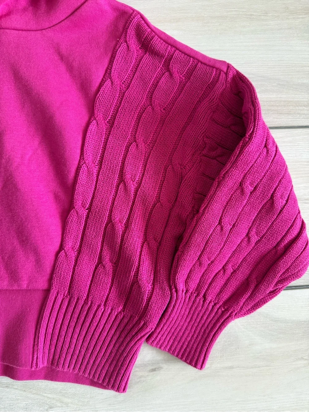 GAP Kids VintageSoft Mixed Media Hoodie Pink Size Small NWT